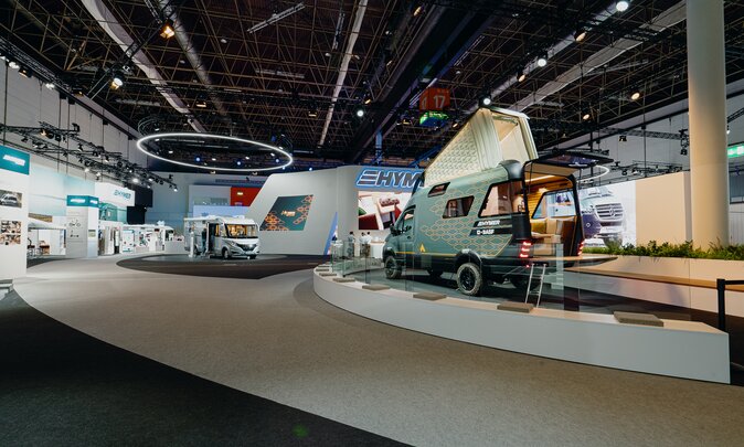 Press picture Caravan Salon 2020 | HYMER VisionVenture 