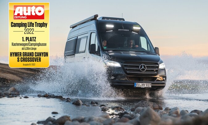 Pressebild | Camping Life Trophy: Dreimal Gold für Hymer_Kastenwagen/Campingbusse