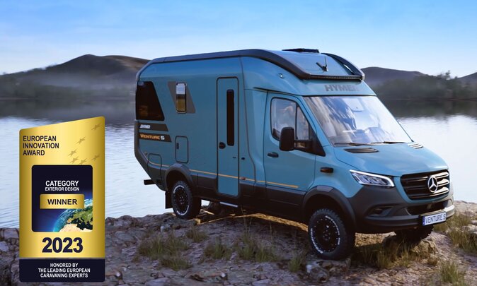 Visuel presse |HYMER Venture S European Innovation Award 2023