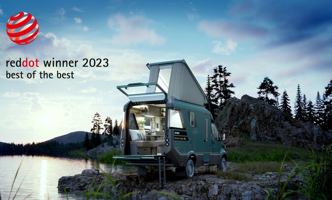 Press picture | HYMER Red Dot Design Award 2023