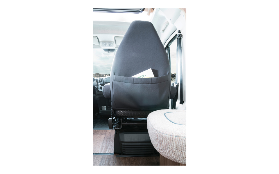 Seat cover graphite >2014 HYMER Camper Van
