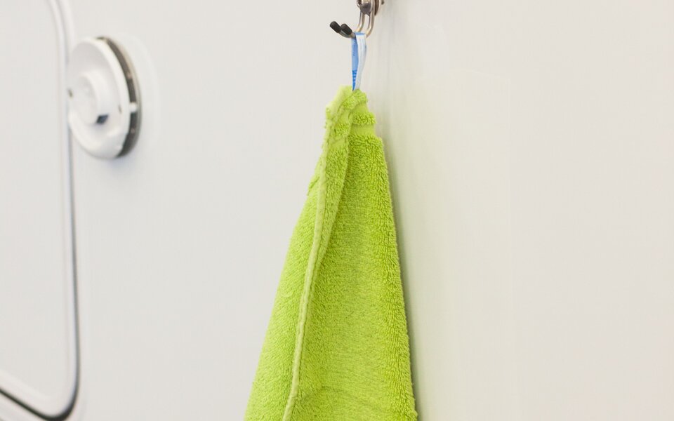 Mini supports à ventouse d´HYMER porte-serviettes