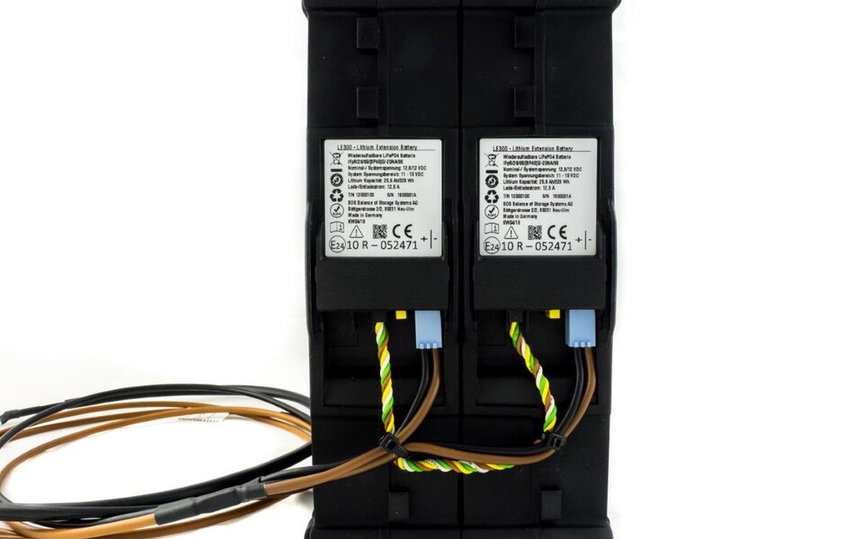 Slim batterijsysteem 2-blok 50 AH