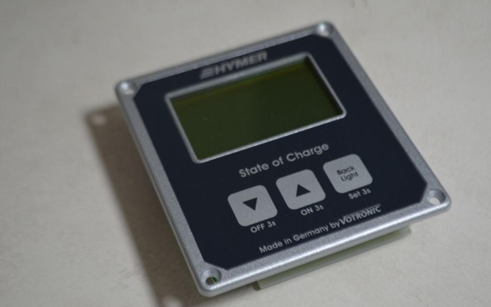 Ladezustandsanzeige für HYMER Smart Battery System 2-er Block inkl. Anschlußkabel