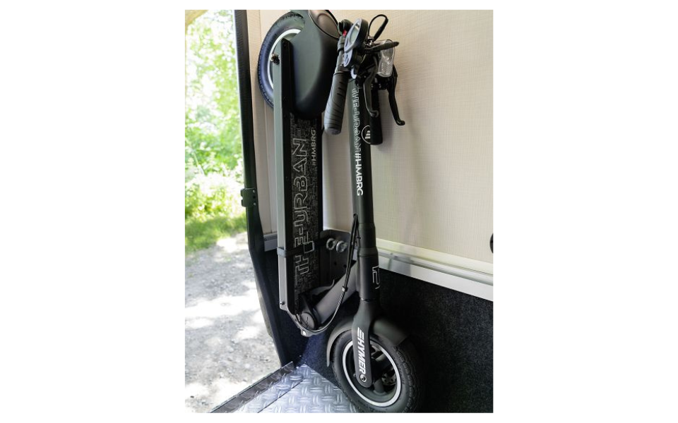 E-scooter transportbeugel voor garage achteraan