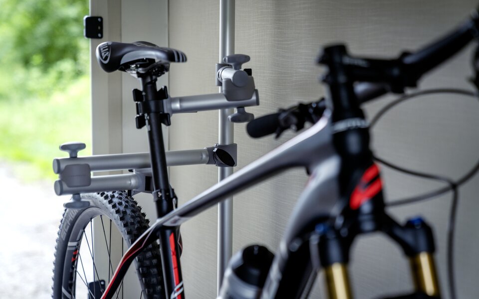 Bike Carrier for 2 Bicycles - Fiat version (vehicles WITH platform in the garage)