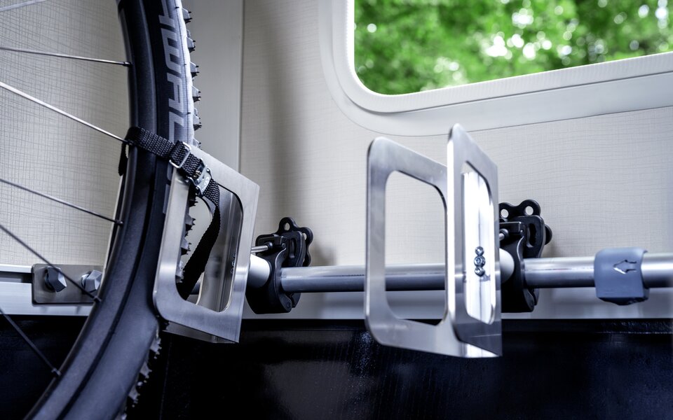 Bike Carrier for 2 Bicycles - Fiat version (vehicles WITH platform in the garage)