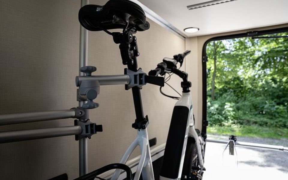 Bike Carrier for 2 Bicycles - Fiat version (vehicles WITH platform in the garage)