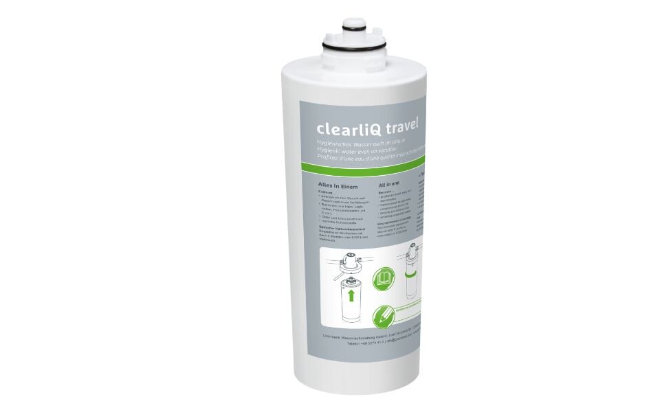 Replacement cartridge SINGLE for water filter clearliQ travel - Grünbeck