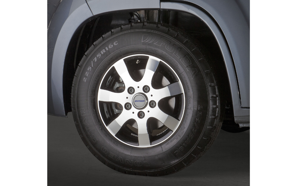 Originele aluminium velg voor Fiat-chassis 15"