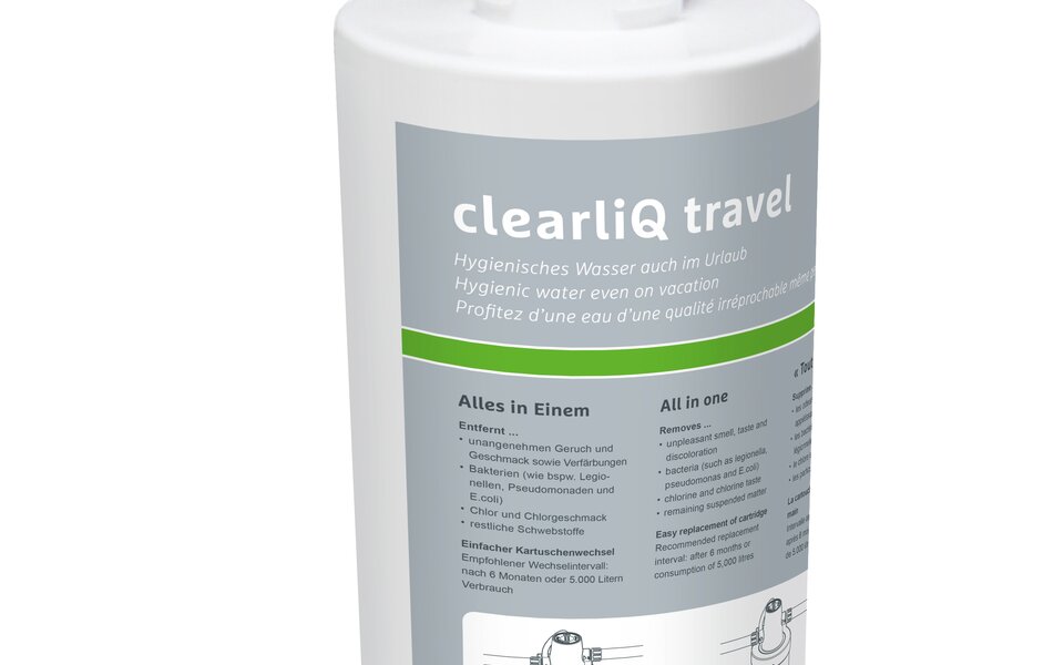 Spare cartridge DOUBLE for water filter clearliQ travel - Grünbeck