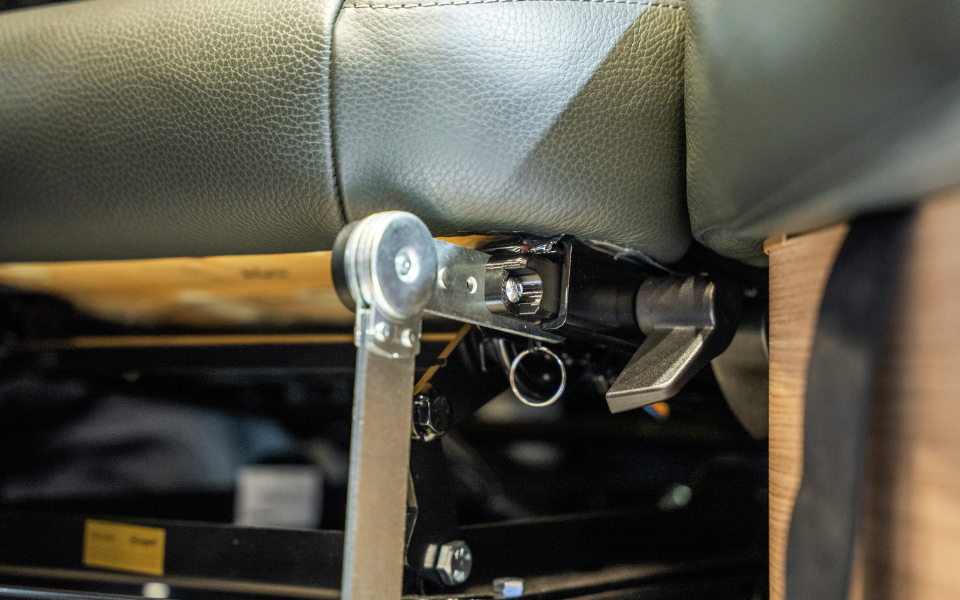 Beinauflage Fiat Captain chair anthrazit