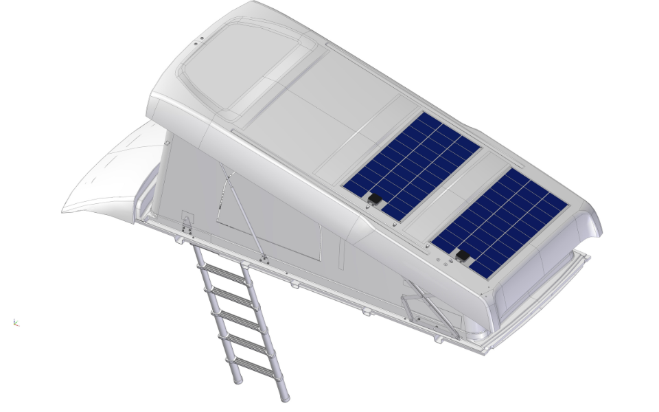  Système Solaire Rétrofit Toit de Couchage sans SCU